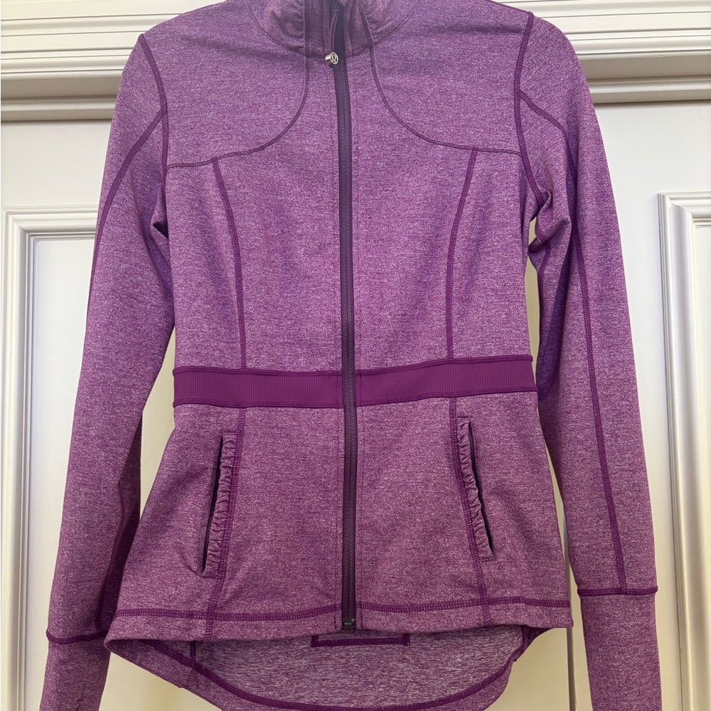 Lululemon Heathered Purple Athletic Jacket